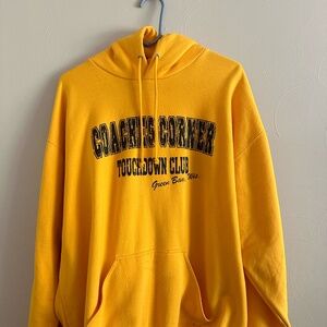 MENS - SWEATSHIRT - YELLOW - BLACK IMPRINT - SIZE XL - GREEN BAY, WI